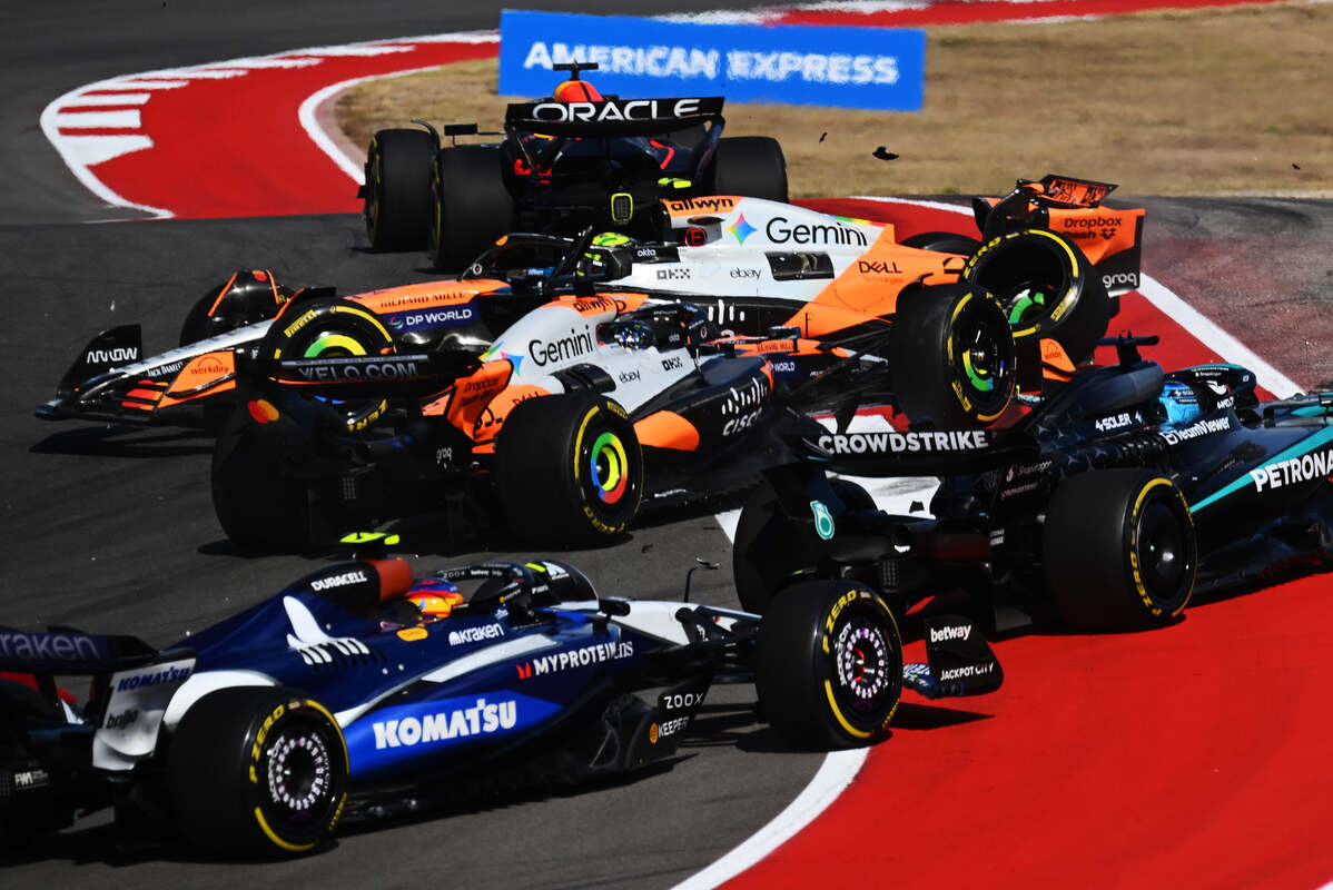 L'incidente tra Piastri e Norris (McLaren)