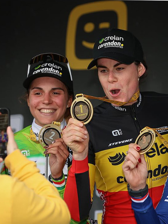 La friulana era già stata seconda nella tappa di Ruddenvoorde, dietro la Norbert Riberolle