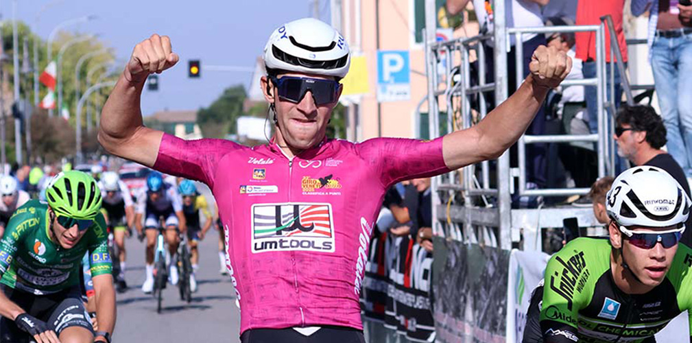 Seconda tappa al Giro del Veneto, Perani centra il successo dopo la piazza d'onore del giorno prima (Photobicailotto)