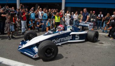 Il ritorno di Nelson Piquet, di nuovo al volante della leggendaria Brabham BMW