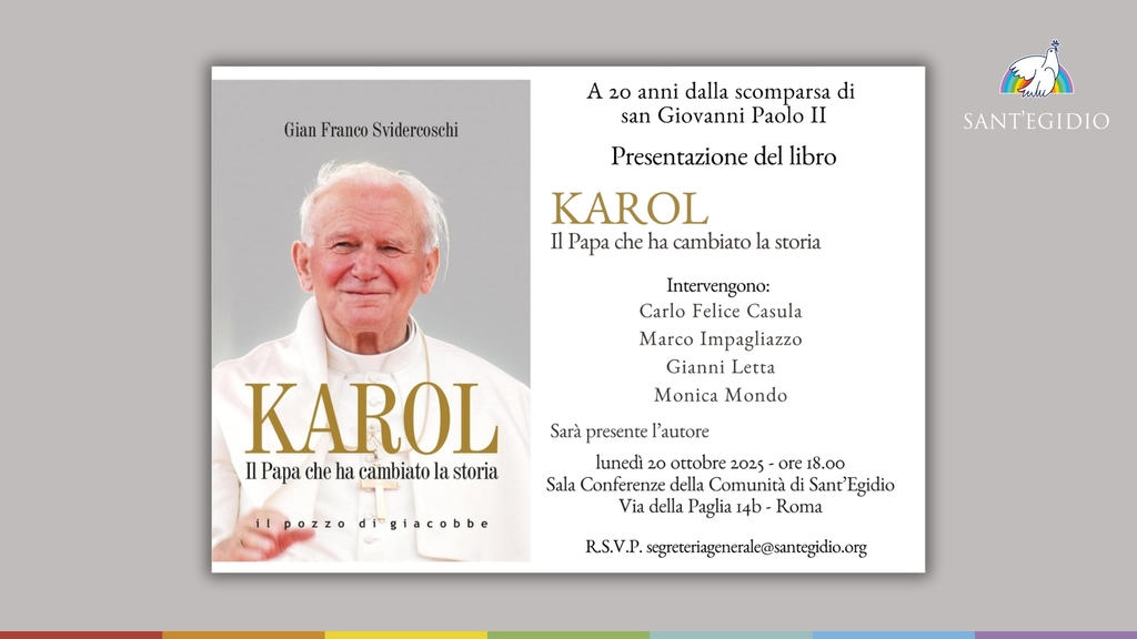 A 20 anni dalla scomparsa di san Giovanni Paolo II, presentazione del libro "KAROL. Il Papa che ha cambiato la storia" - NEWS