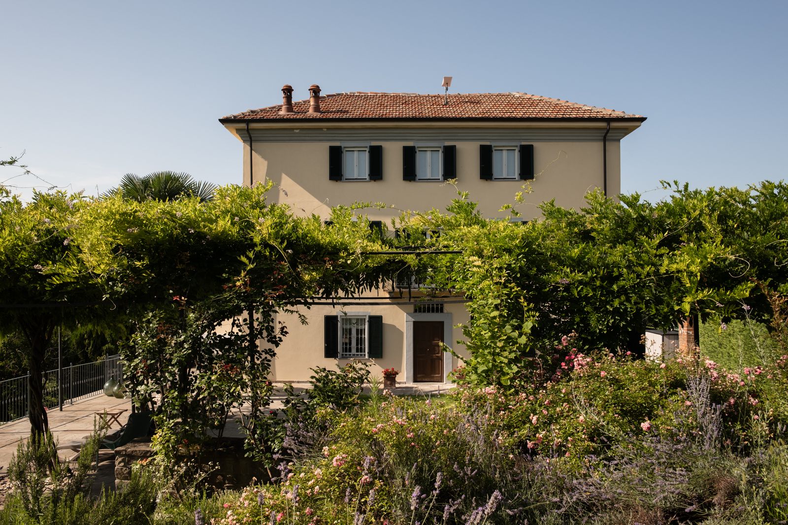 Casa alberi vigne