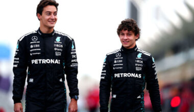 George Russell e Andrea Kimi Antonelli nei test in Bahrain