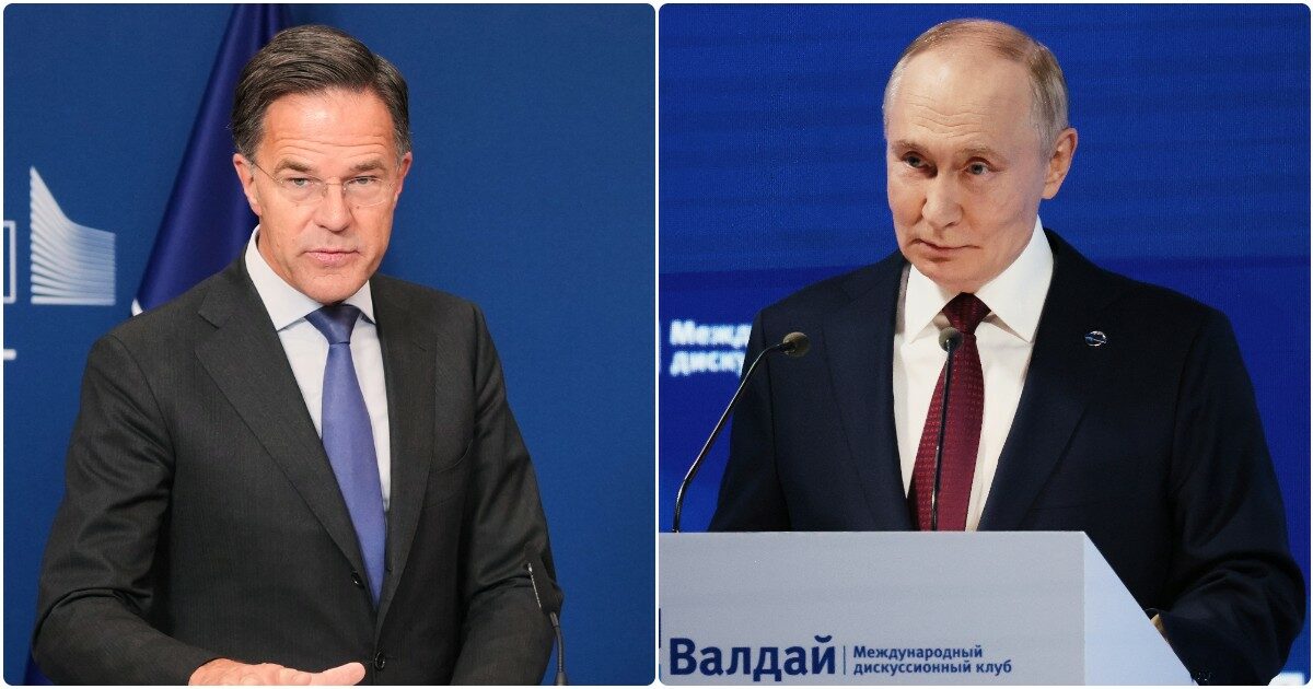 Rutte: “Siamo tutti in pericolo, i missili russi potrebbero colpire Roma o Londra”. E Putin: “Pronti a tutto”