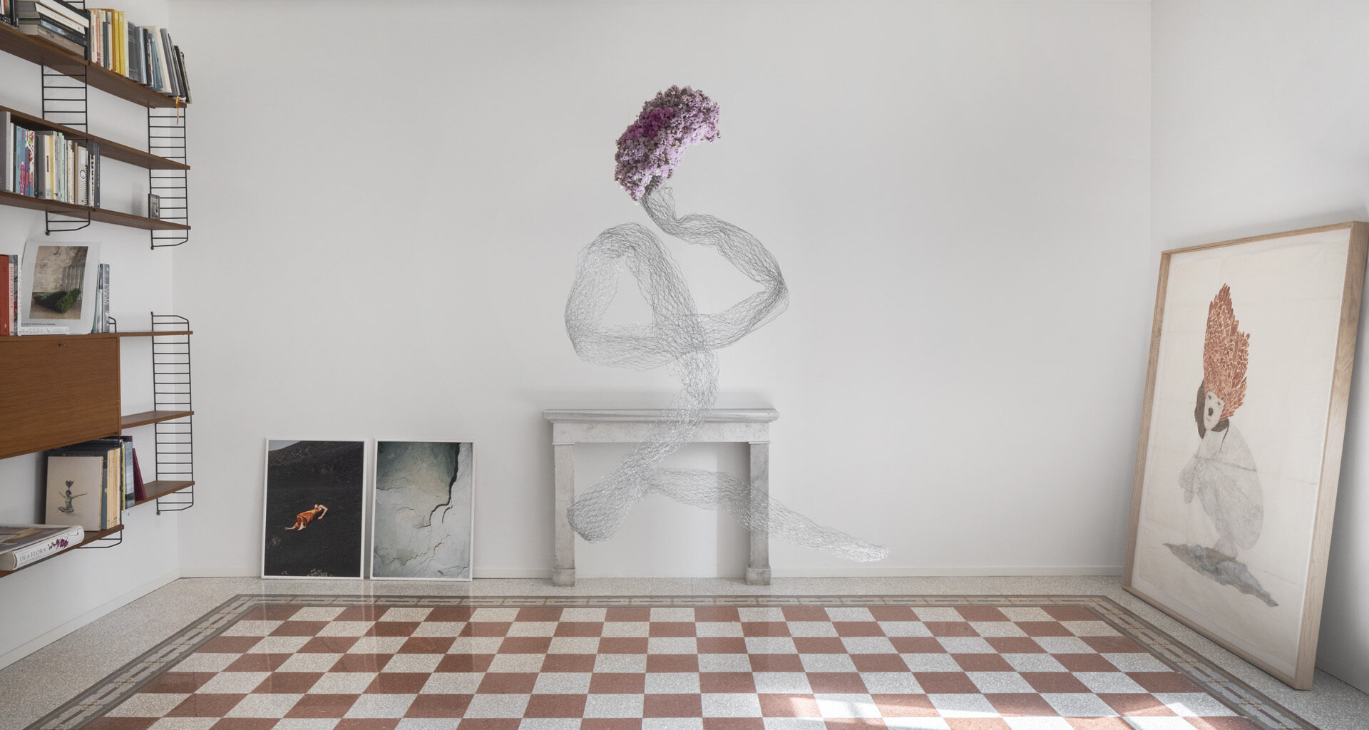 A Roma, la casa-atelier di una flower designer | Foto
