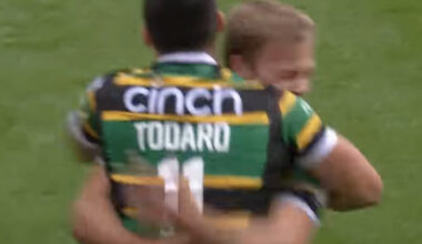 Prem Rugby: Edoardo Todaro Player of the Match nel derby Saints-Tigers
