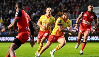 Tommaso Allan, Perpignan - ph. AFP