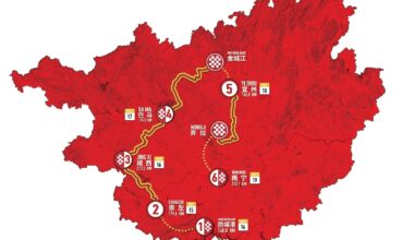 Tour of Guangxi 2025, il percorso (Altimetrie e Planimetrie)