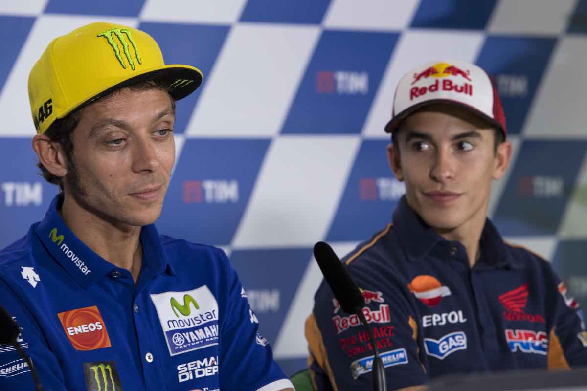 Valentino Rossi e Marc Marquez pioggia di veleno