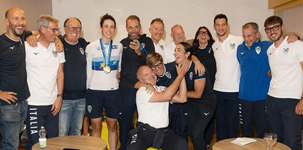 Si festeggia l'oro europeo a crono di Venturelli, che è stata preziosa per conquistare l'argento di Ciabocco nelle U23 (foto instagram)