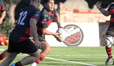 Rugby: Paganica sconfitto di misura a Napoli, finisce 29 a 25