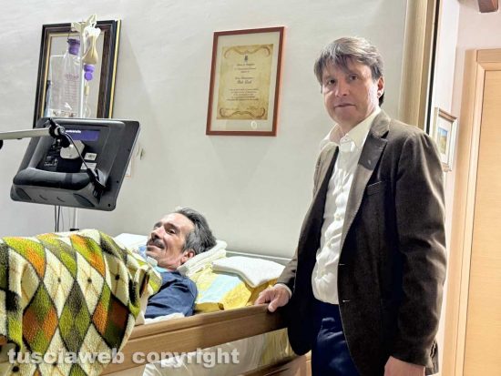 Ronciglione - La visita di Egisto Bianconi in casa di Italo Leali