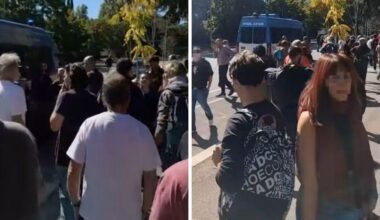 Massa, bus fermati con attivisti: cosa è successo