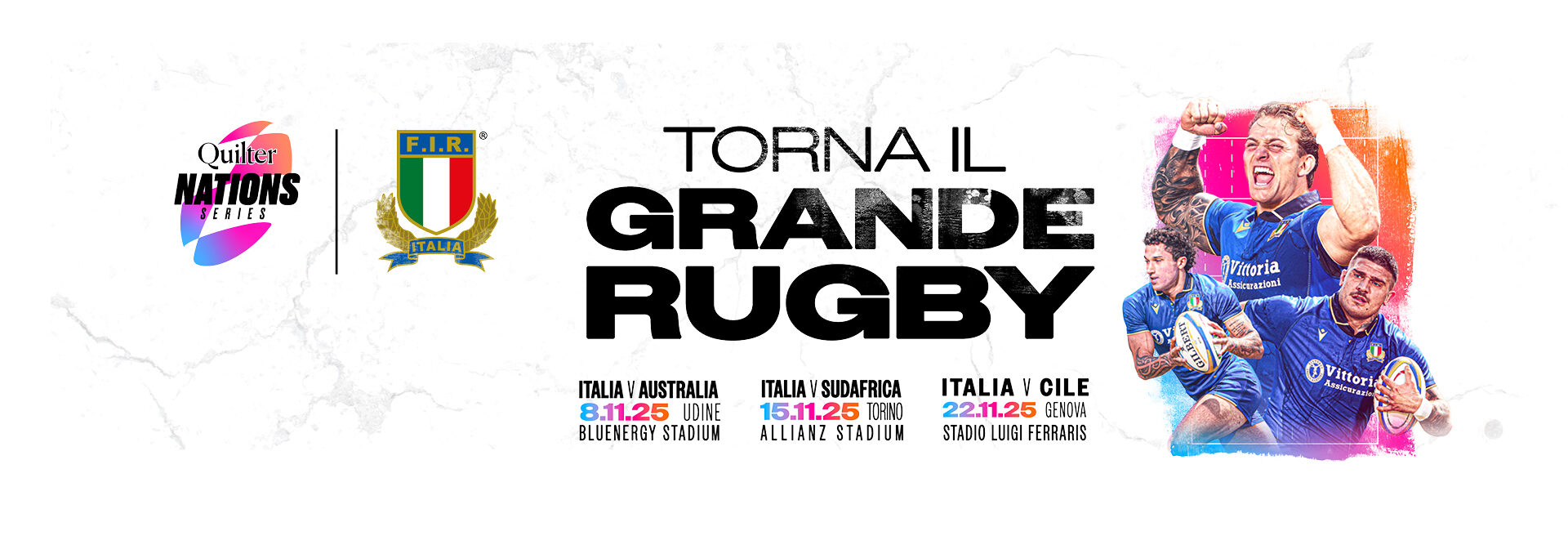 L’Italia affronterà il Cile il 22 novembre a Genova