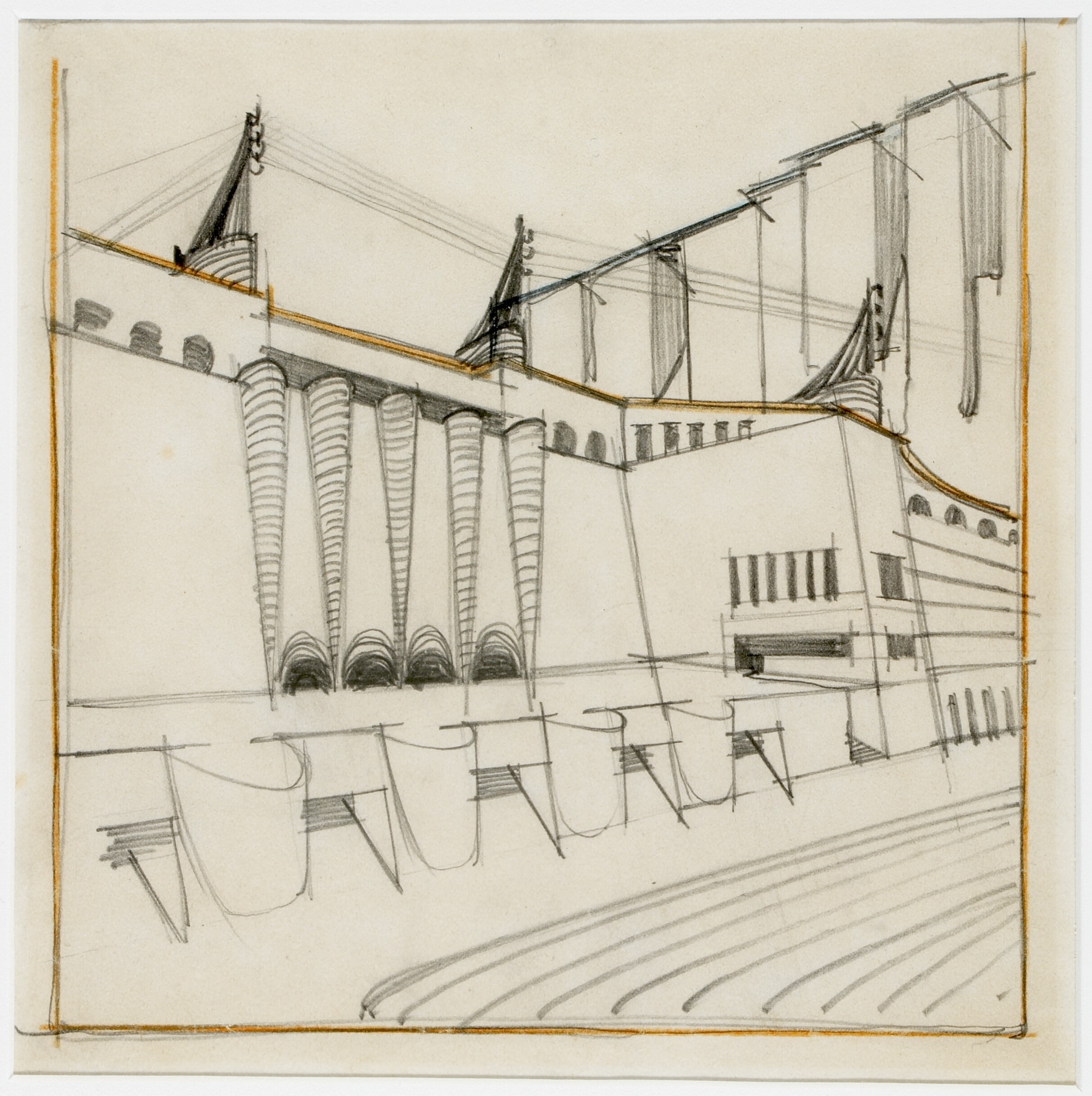 A. Sant'Elia_Diga e centrale idroelettrica, 1913_Pinacoteca civica Como