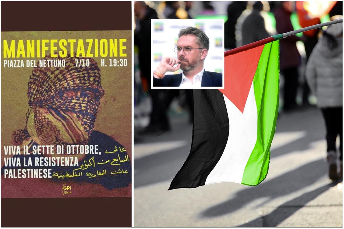 Pro Pal, il volantino choc: “Celebriamo il 7 ottobre”. Lepore: “Basta nutrire l’odio” - Il Resto del Carlino