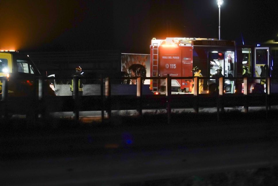 I soccorritori sul luogo dell’incidente I soccorritori sul luogo dell’incidente