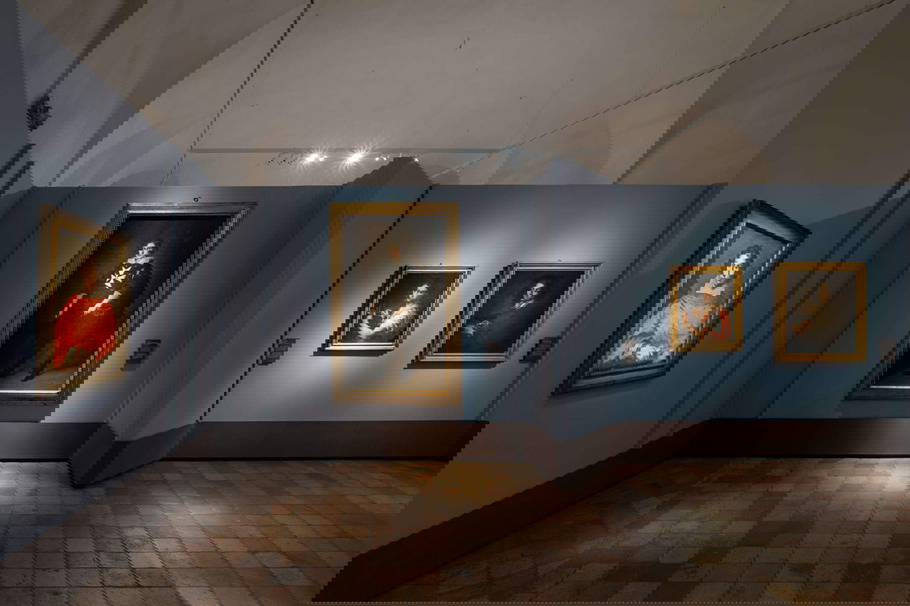 Allestimenti della mostra Simone Cantarini. Un giovane maestro tra Pesaro, Bologna e Roma