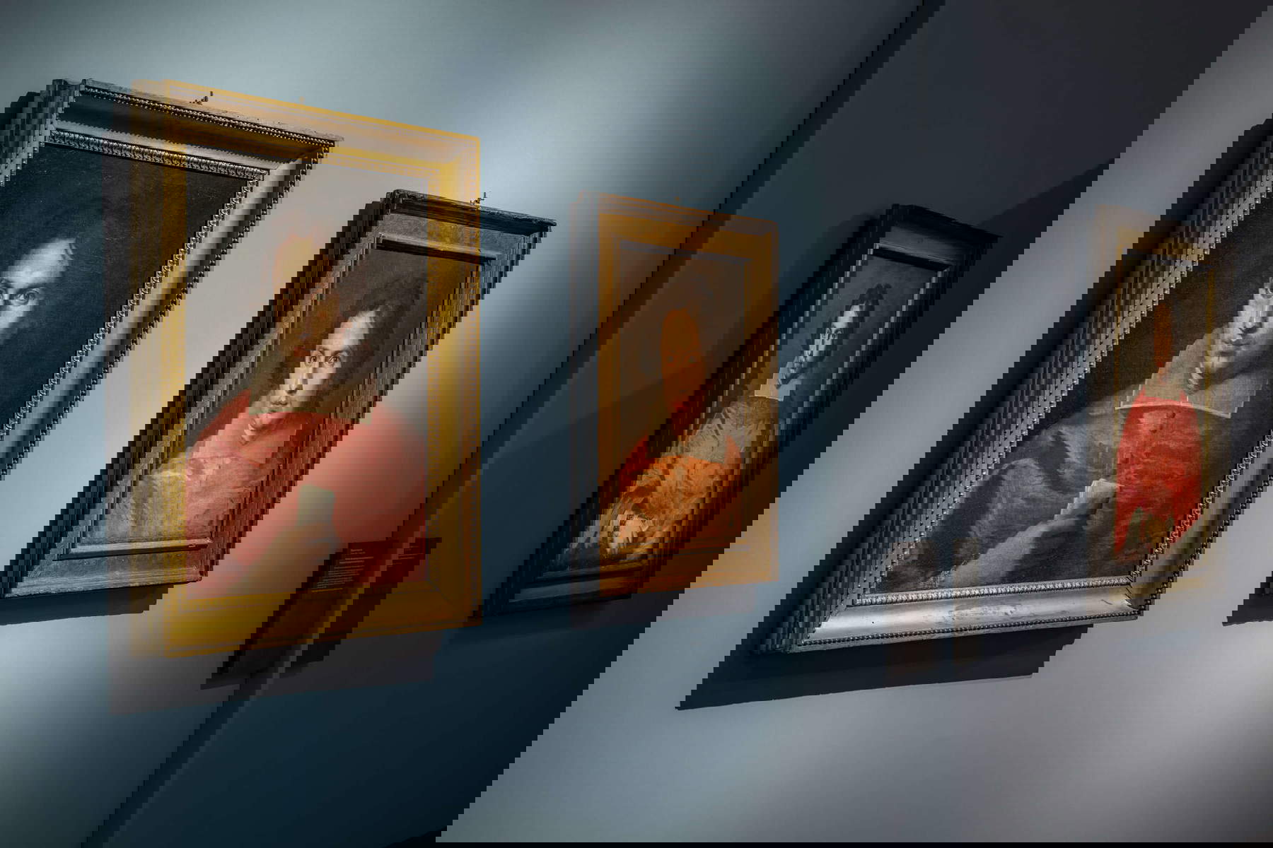 Allestimenti della mostra Simone Cantarini. Un giovane maestro tra Pesaro, Bologna e Roma