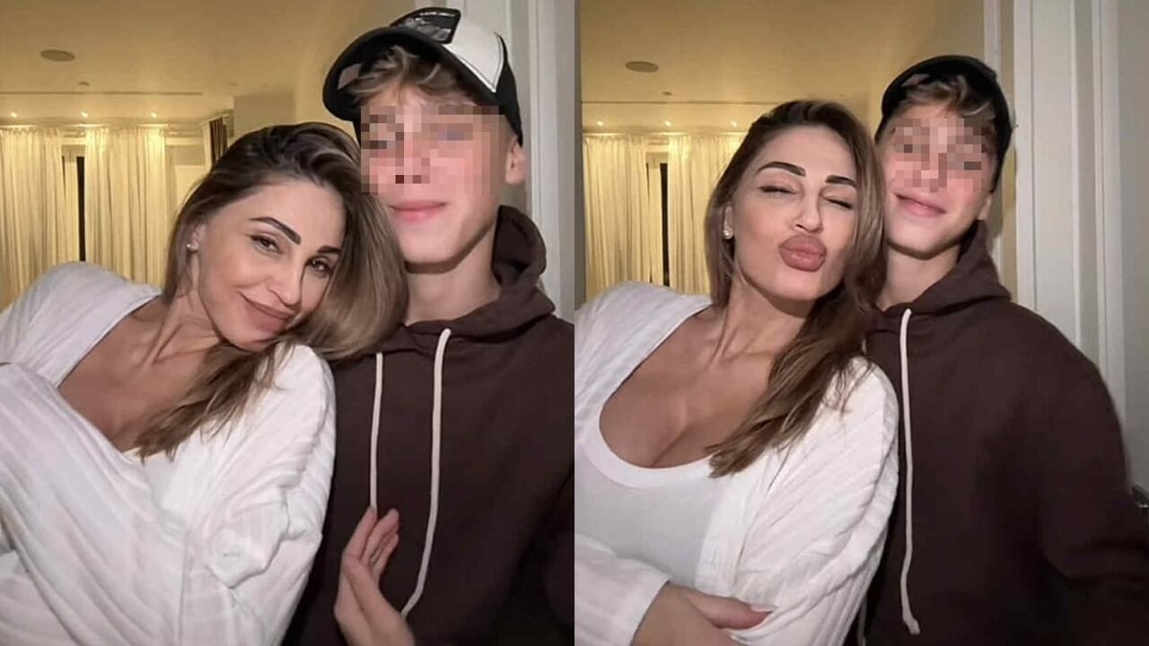 il tenero video di Anna Tatangelo e il figlio Andrea D'Alessio