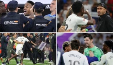 Real Madrid Barcellona, rissa nel finale: la ricostruzione tra un rosso, sei ammoniti e polizia
