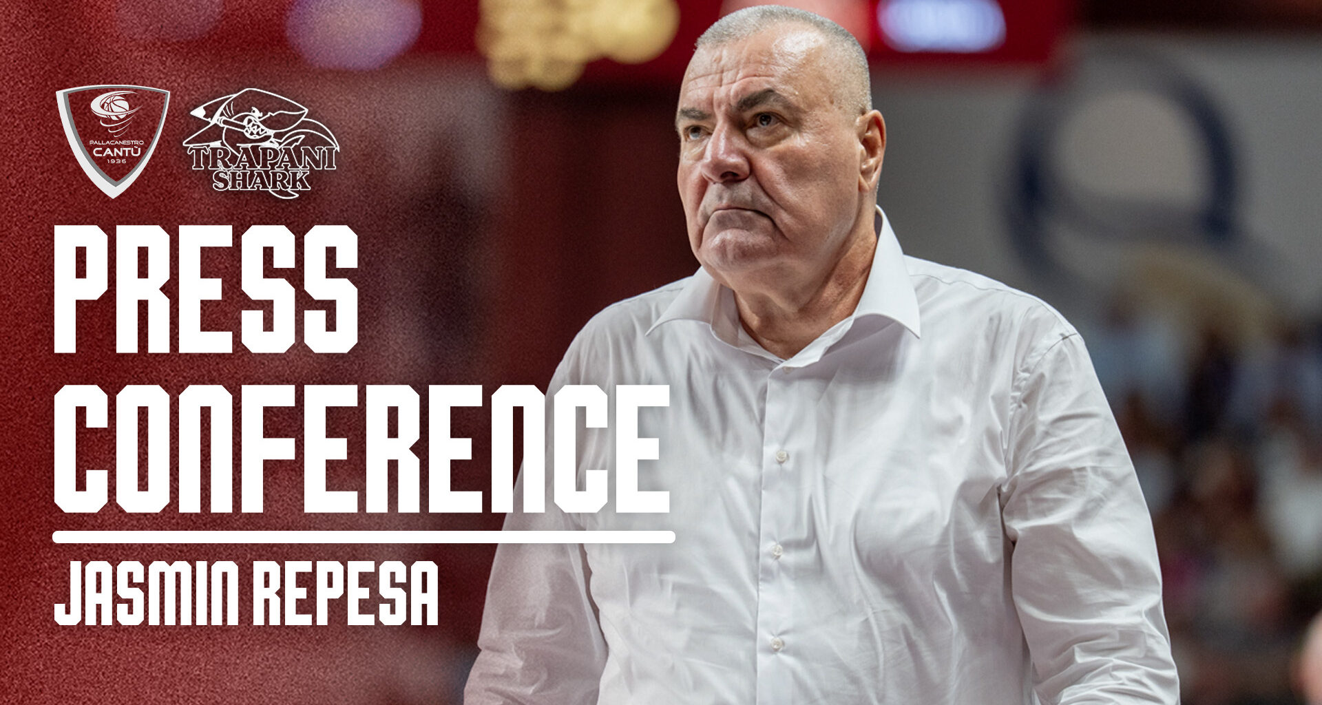 Acqua S. Bernardo Cantù- Trapani Shark, la presentazione di coach Repesa