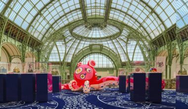 Un polipo al Grand Palais di Parigi