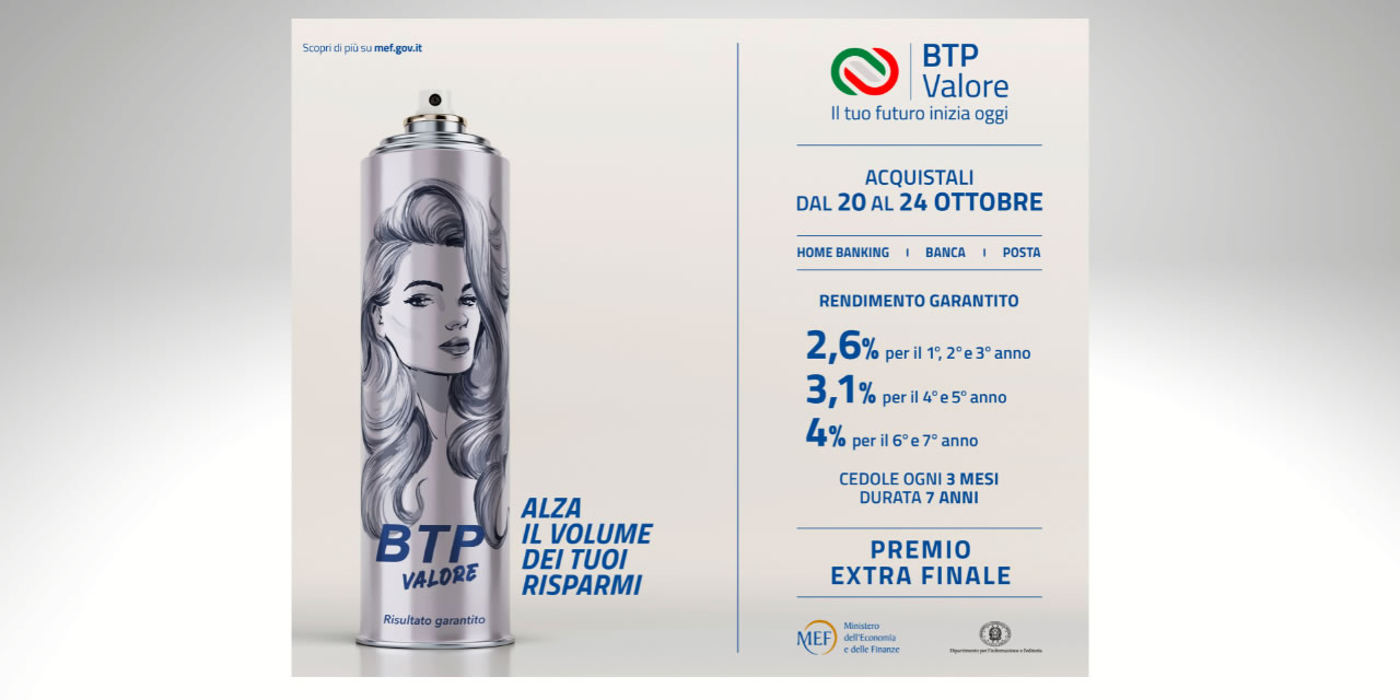Btp Valore: al via oggi la nuova emissione