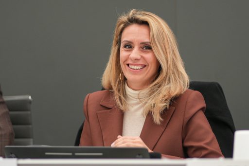 In foto l’assessore regionale alla Cultura, Francesca Caruso, protagonista in piazza Città di Lombardia con Salute Donne del mese della prevenzione, ‘Ottobre in rosa’
