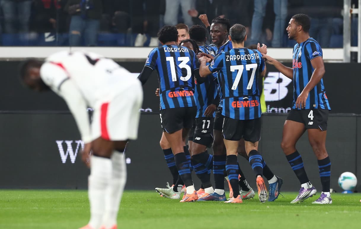 Atalanta-Milan 1-1, gol e highlights: Lookman risponde a Ricci