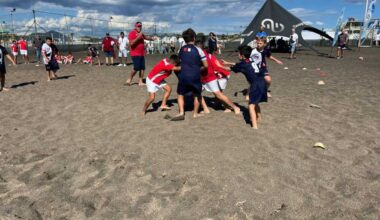 beach rugby campo di mare