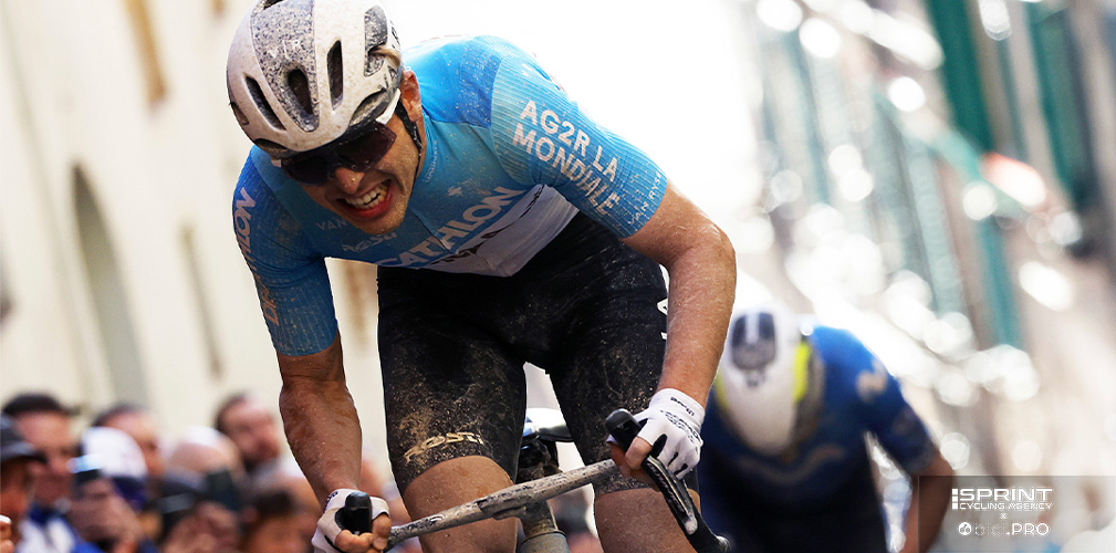 Alla Strade Bianche del 2024, Cosnefroy ha centrato il sesto posto, a 4'39" da Pogacar