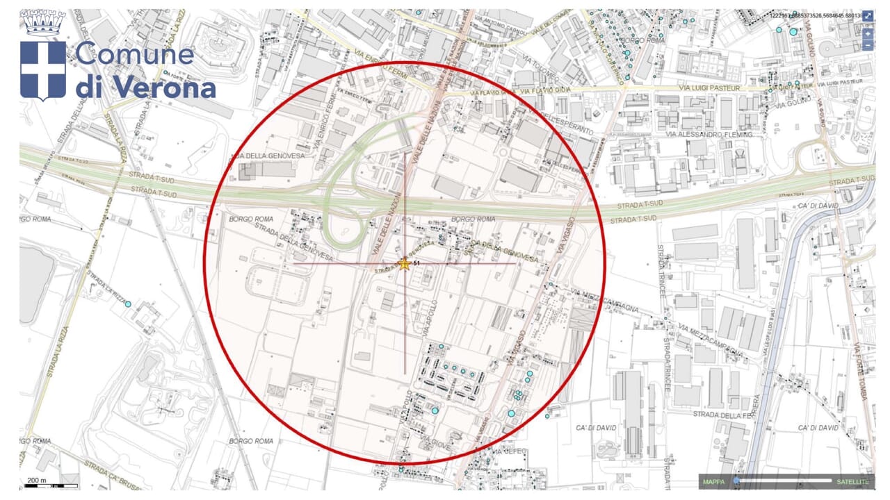 strade chiuse ed evacuazione dei residenti