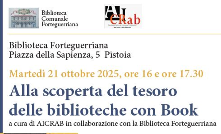 In Biblioteca Forteguerriana, martedì un laboratorio per bimbi alla scoperta dei libri antichi