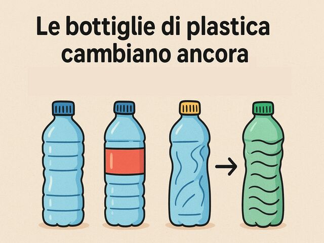Le bottiglie di plastica cambiano ancora, stavolta non per il tappo!