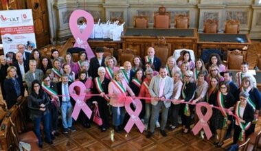 la campagna Nastro Rosa di Lilt Padova