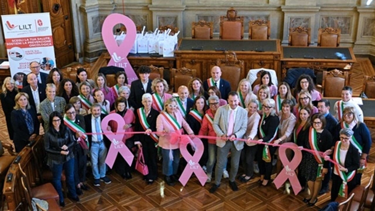 la campagna Nastro Rosa di Lilt Padova