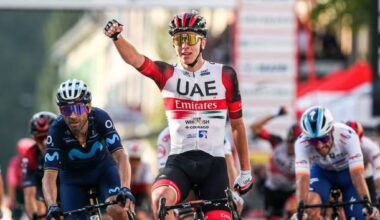 Tadej Pogacar vince la 101a Tre Valli Varesine 2022
