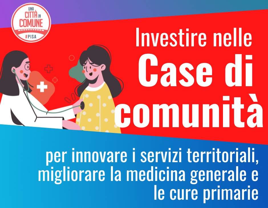 Interpellanza: Case di comunità: stato dell’arte