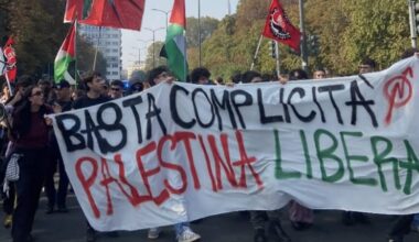 Corteo a Milano per Gaza: "Netanyahu criminale, Palestina immortale"