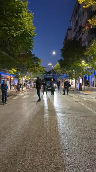 La coda del corteo La coda del corteo