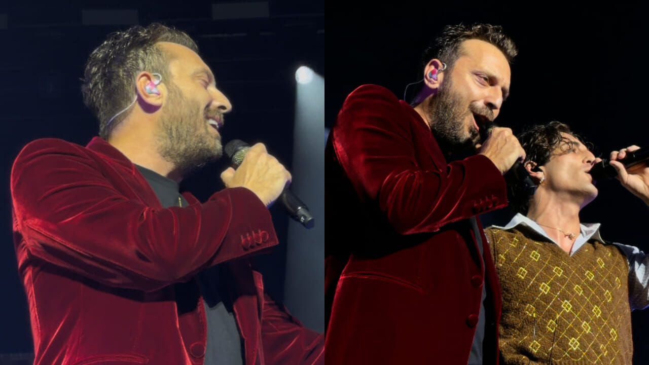 Damiano David e Cesare Cremonini cantano insieme "La nuova stella di Broadway"