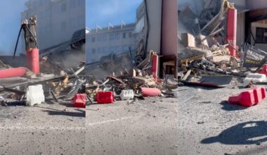 Crolla un pezzo di un palazzo alle porte di Milano, ferita una passante