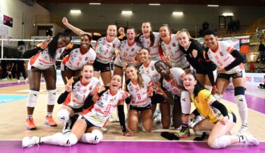 Pallavolo A1 femminile. Impresa Cuneo, vince in rimonta a Macerata da 0-2 a 3-2