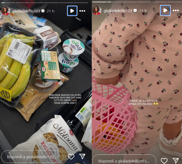 Le storie di Giulia De Lellis