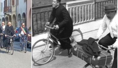Peppone e don Camillo, 70 anni dopo rievocata l’iconica sfida in bici 