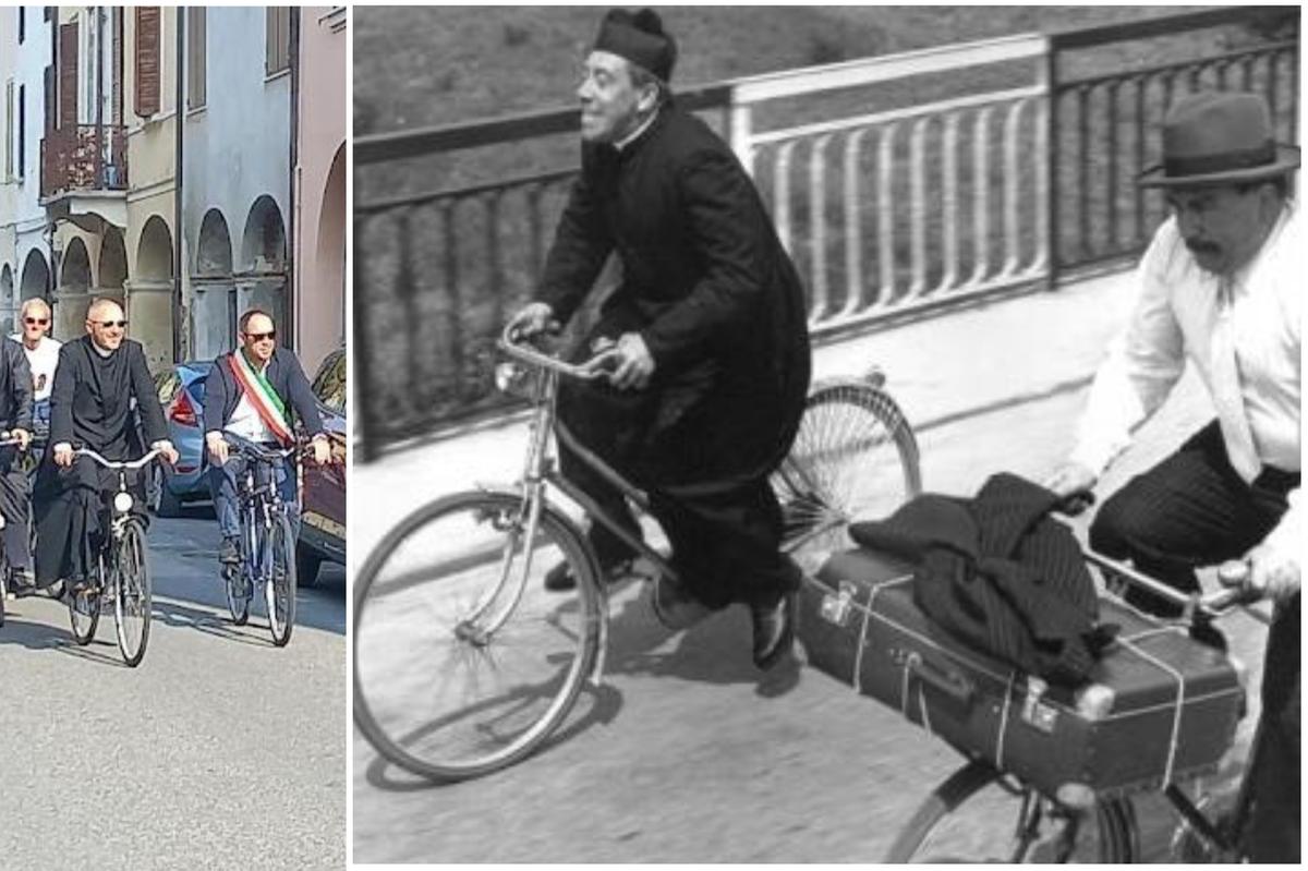 Peppone e don Camillo, 70 anni dopo rievocata l’iconica sfida in bici 