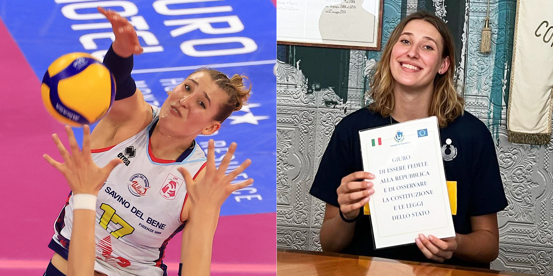 La campionesse della pallavolo femminile: la russa Ekaterina Antropova