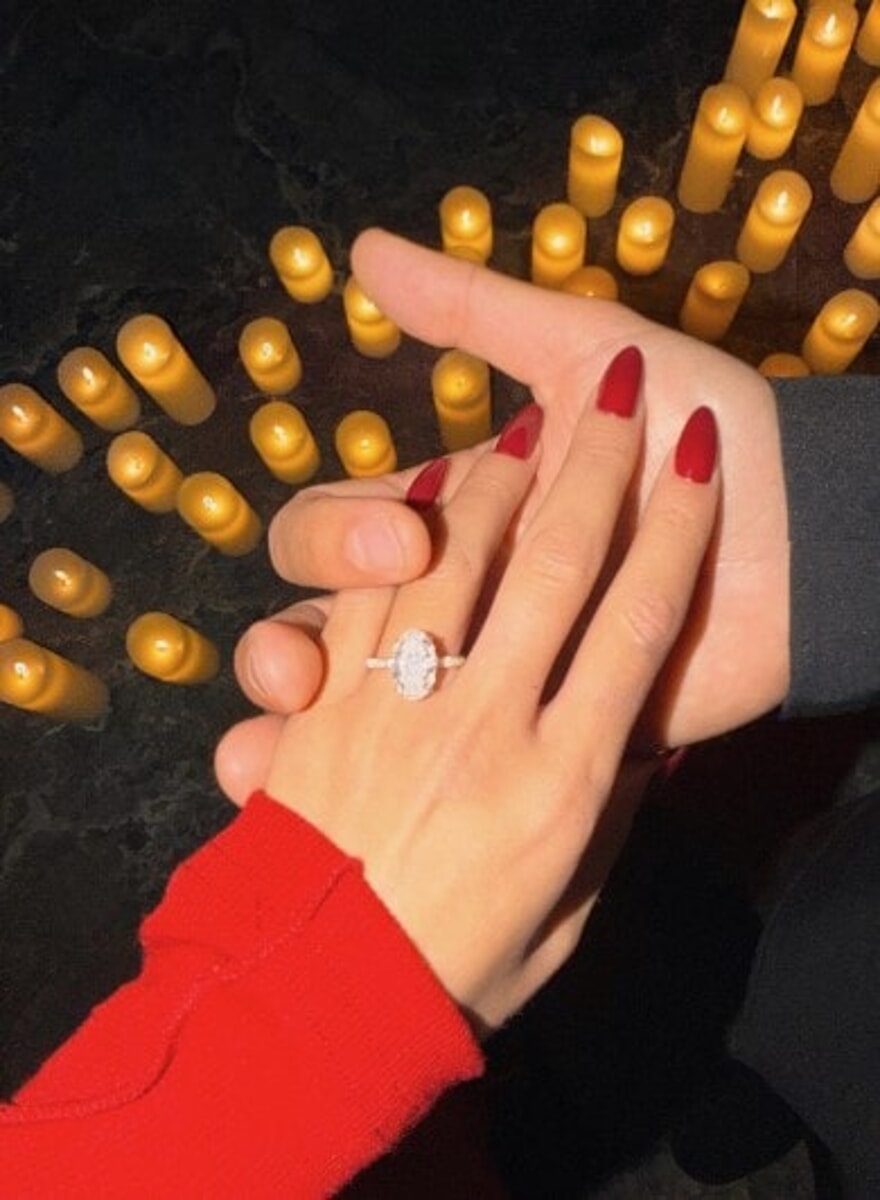 el shaarawy ludovica pagano anello