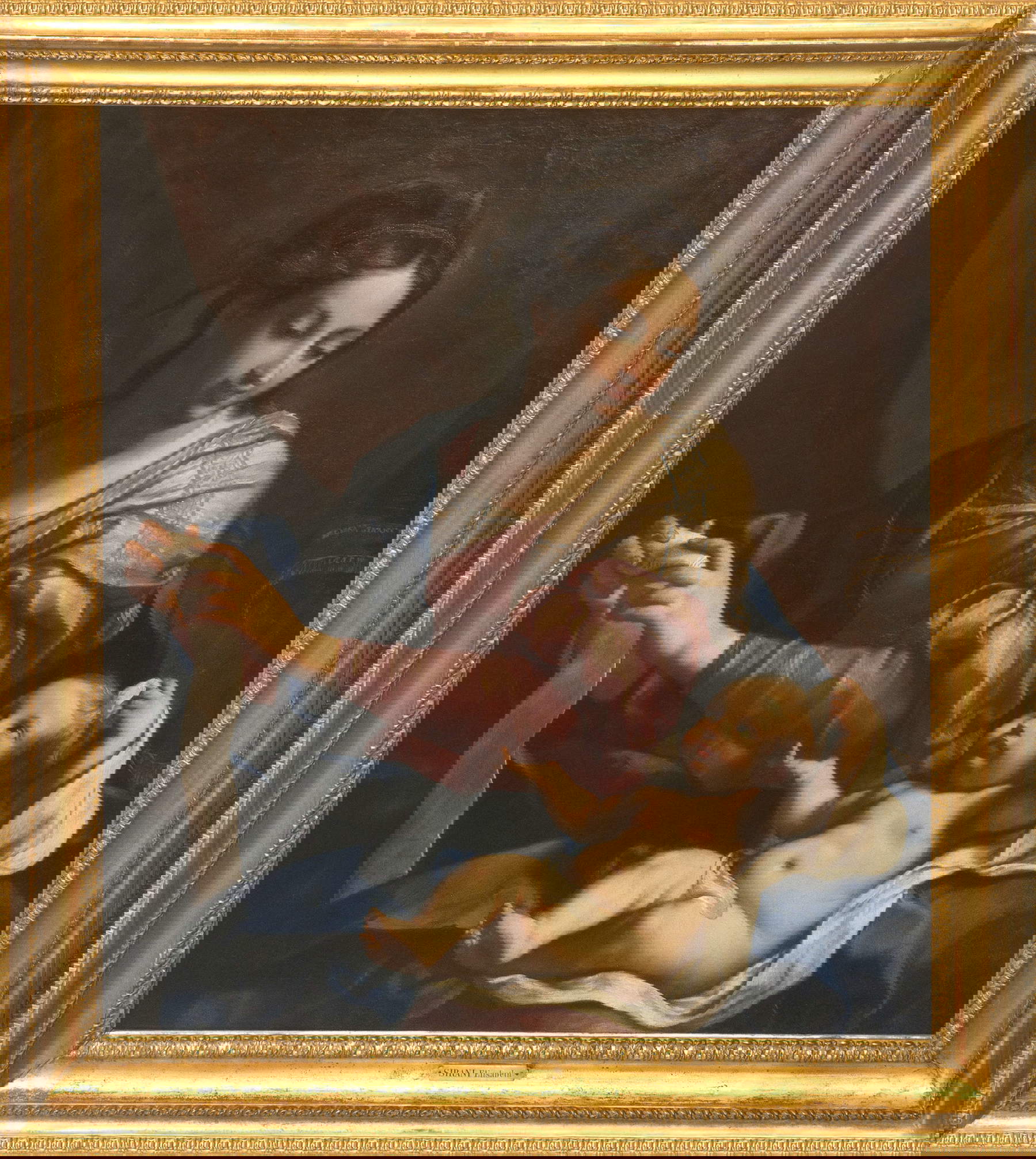 Elisabetta Sirani, Madonna delle Fasce (1665; olio su tela, 103 x 93 cm; Modena, Collezione privata)
